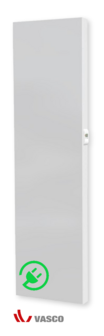 Vasco Electric E-PANEL VERTICAAL EP-V FL H1800 x B500 (1250 Watt)  RAL 9016
