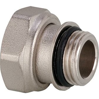 Staartstuk 3/4&quot; EK - 1/2&quot;  Met Losse Moer en dichtingsring