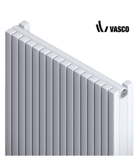 Vasco Verticale design radiator Carre CPVN-PLUS H2200 B595  RAL 9003  SIGNAAL WIT MAT   (2447 Watt) 