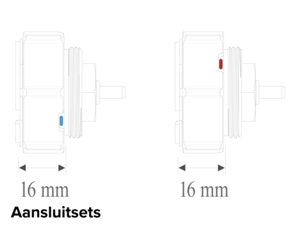 Jaga Adapter M30x15 voor thermostaatvoelers bij hybride installaties -  verwarmen en koelen