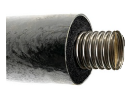 Push koppeling 5/4&quot; BUITENDRAAD x DN32 voor Voorge&iuml;soleerde RVS flexibel  DN32 voor warmtepomp Monobloc  