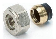Begetube Klemkoppeling M24 x 16 mm  koper / staal  (1 stuks) - 500570216
