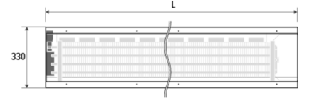 Jaga plafondinbouw  BEAM  T21  H 025  L 225  B 33  
