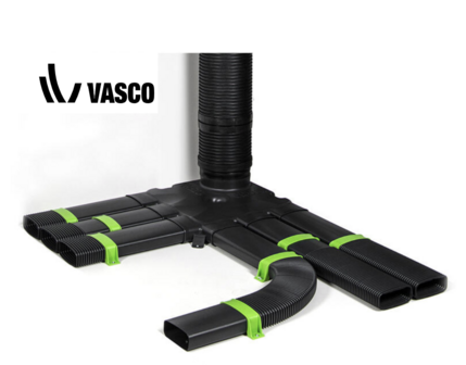 Vasco Easyflow dubbel ventielaansluitstuk  (1 stuks) - 11VE40414