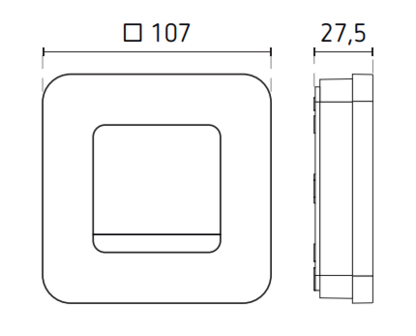 Theben RAM 812 top3 Digitale Ruimtethermostaat op NETSPANNING 230 Volt