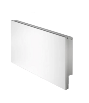 Bekleding Jaga Linea voor H350 - L 1000  T 15/16 met voor- en zijplaten en bovenrooster - WIT