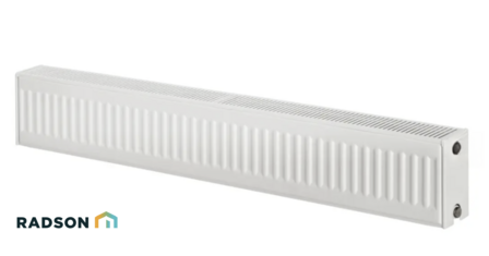 Radson ventiel  plintradiator Hoogte 200 mm - T44 - Lengte 2600 ( 3622 W)