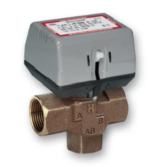 Honeywell VC4613 Gemotoriseerde 3-Weg Afsluiter 3/4&quot;F