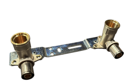 Begetube Pers Badbrug met 2 x  Kulas 1/2"V x 16/2 - 613265818