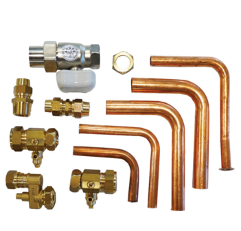 Vaillant Aansluitset 306225 Met Gaskraan (Combi Ketel)  306225