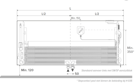 Jaga Strada Hybrid MM  50 x 160 x 16 (6724 W bij regime 75/65/20&deg;C)