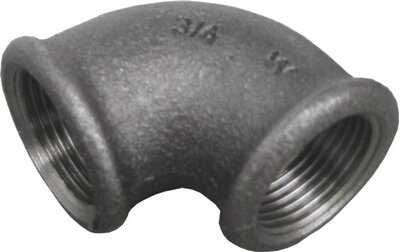 HSE Knie 1&frac14;&quot;  (5/4&quot;)  FF Gietijzer Zwart