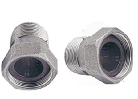 Pompkoppeling Set 1&frac12;&quot;F - 1&frac14; &quot; M staal