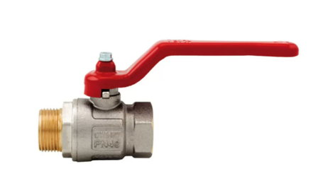 Bolkraan 1&frac14;&quot; MF Met Hendel 