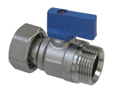 Collector Bolkraan GROTE DOORLAAT  3/4" M -  Alupex 16/2 met alu hendel - tweedelig Premium