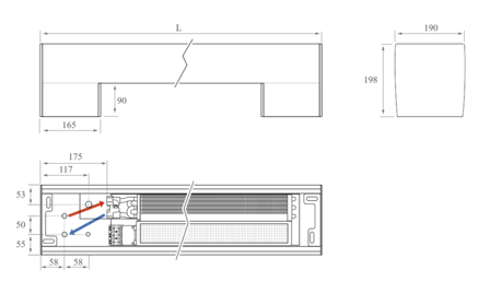 Jaga Freedom vrijstaand 20 x 074 x 19 BNA  (1218 W bij 75/65/20&deg;C) 