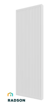 Radson Vertical Radiator T22 H2100 B450 (1877 Watt) - RAL 9016