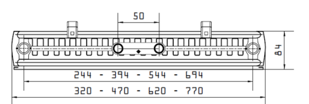 Radson Kos Verticale Radiator T21 H1800 B600 (1772 Watt)  KLEUR