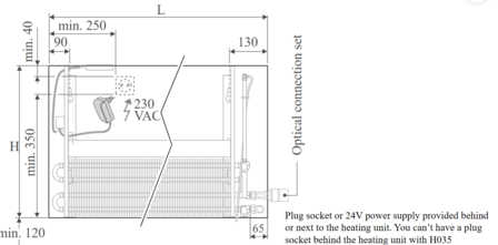 Jaga Strada Hybrid 50 x 60 x 21 (2561 W bij 75/65/20&deg;C)