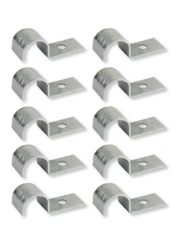 Buisklem enkel 28 mm Voor Alpex 20 met mantel/isolatie  (per 10 stuks) Staal