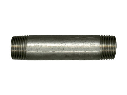 Galva buisnippel 5/4" MM  x 300 mm 