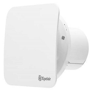 Xpelair Simply Silent Met Hygrostaat &amp; Timer (100 mm) rond/vierkant C4HTSR   A0027936