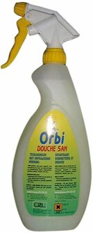 Orbi Douchesan - vapo douche &amp; tegelreiniger 750 ml GEEL