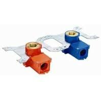 Begetube Voorbouwwanddoos 1/2&quot;F x M24 BLAUW incl Montagebeugel  - 622262052