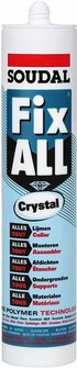 Soudal Fix All Crystal Transparante Montagekit 290ML