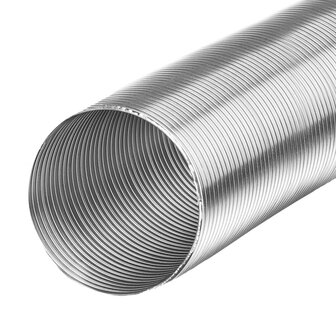 Aluminium Flexibel 125 mm (van 85 cm tot 3 meter uittrekbaar)