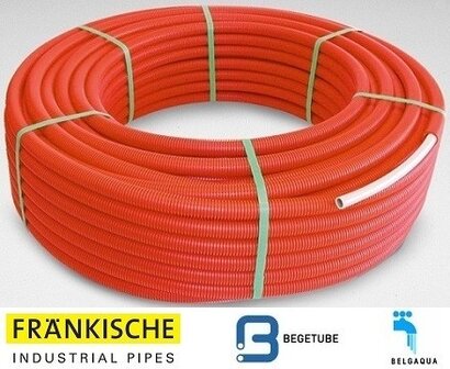 Begetube Alpex DUO Buis 16/2 mm ROOD (Rol 25 m) - 800171050