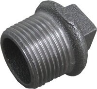 HSE Stop 1/2&quot; M Gietijzer Zwart - 14290015