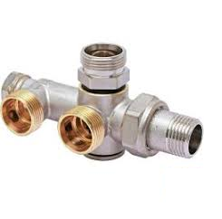 Begetube Onderverdeelstuk ZIJKANT 50% Muur 1/2&quot;M x M24 EENPIJPS - 119030052