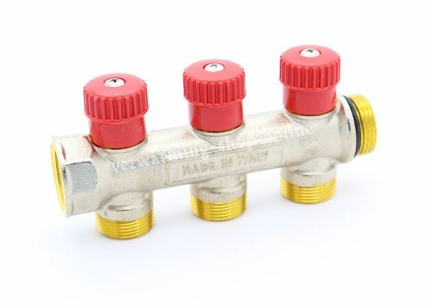 Begetube Collector 3/4" Met 3 Ingebouwde Kraantjes M24 (Rood) - 225071103