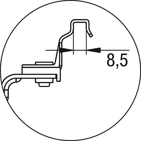 Set Universele ophangconsolen voor radiator met sierrooster