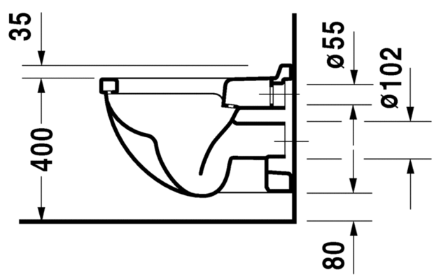 Duravit Starck 3 Hang-WC + Softclose Zitting