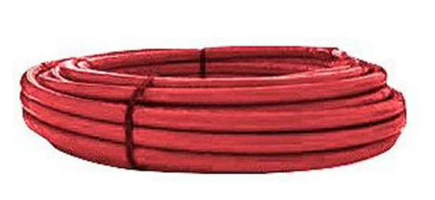 APE meerlagenbuis AluPEx  26/3 mm met rode isolatiemantel 10 mm (Rol 50 m Rood)