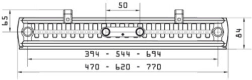 Radson Kos Verticale Radiator T22 H1800 B450 (1569 Watt)  RAL 9016