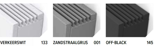 Jaga Vertiga Hybrid verticale radiator H2000 L052 D08 met 3-standenregeling