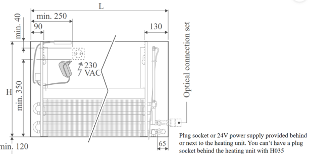 Jaga Strada Hybrid 50 x 280 x 16 ( 12406 W bij 75/65/20°C)  ANTRACIET GRIJS  7016