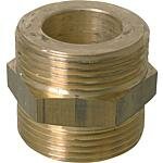 Messing Nippel  3/4" met platte kanten voor Solar flexibel