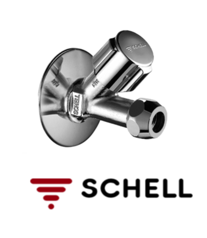 Schell Rechte stopkraan 1/2" M x 10 mm (Lavabo,WC) 059010699