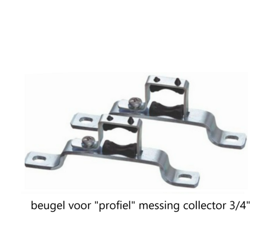 Enkele Collector Beugels 3/4" (Set van 2 stuks voor messing collector)   280000107