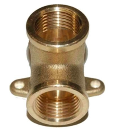Messing muurplaat / culas 1/2" Vr