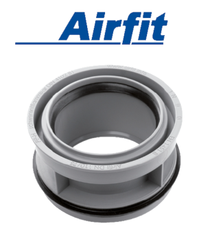 Airfit Verloopstuk Met Rubber MF 110-75 mm  11075IR