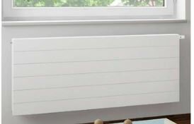 VKM8 Vlakke Voorplaat Met LIJNmotief > Radiator Maat H600 L2000