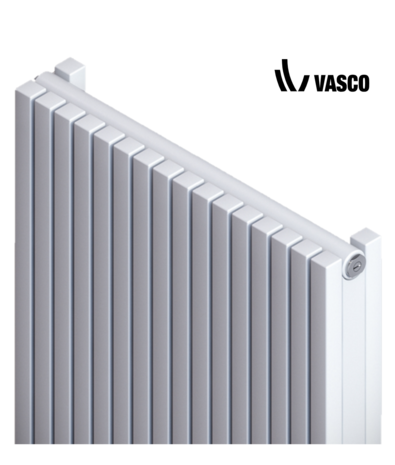 Vasco Verticale design radiator Carre CPVN-PLUS H2200 B595  RAL 9003  SIGNAAL WIT MAT   (2447 Watt) 