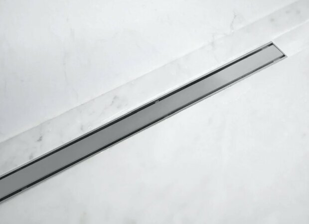 CarroDrain vloergoot Cayman LOW met Inox Rooster 90 cm