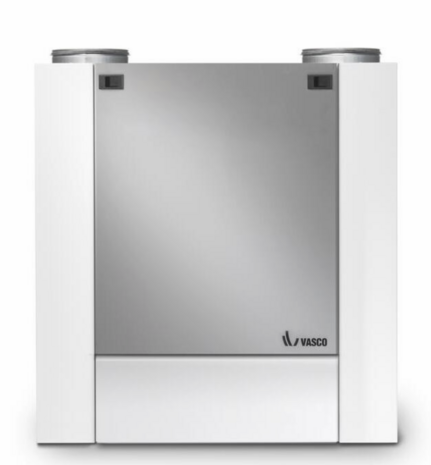 Vasco Ventilatie Unit D425 (wandmodel) - 400 m³/h (Systeem D)  11VE00045