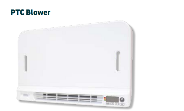 Radson Muna Turbo / blower H1730 B800 Elektrisch (2450 Watt) LICHTE ZWARTE STRUCTUUR S0141 